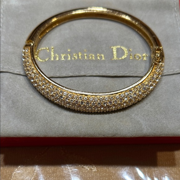 Dior Gold and Silver Crystal Bracelet